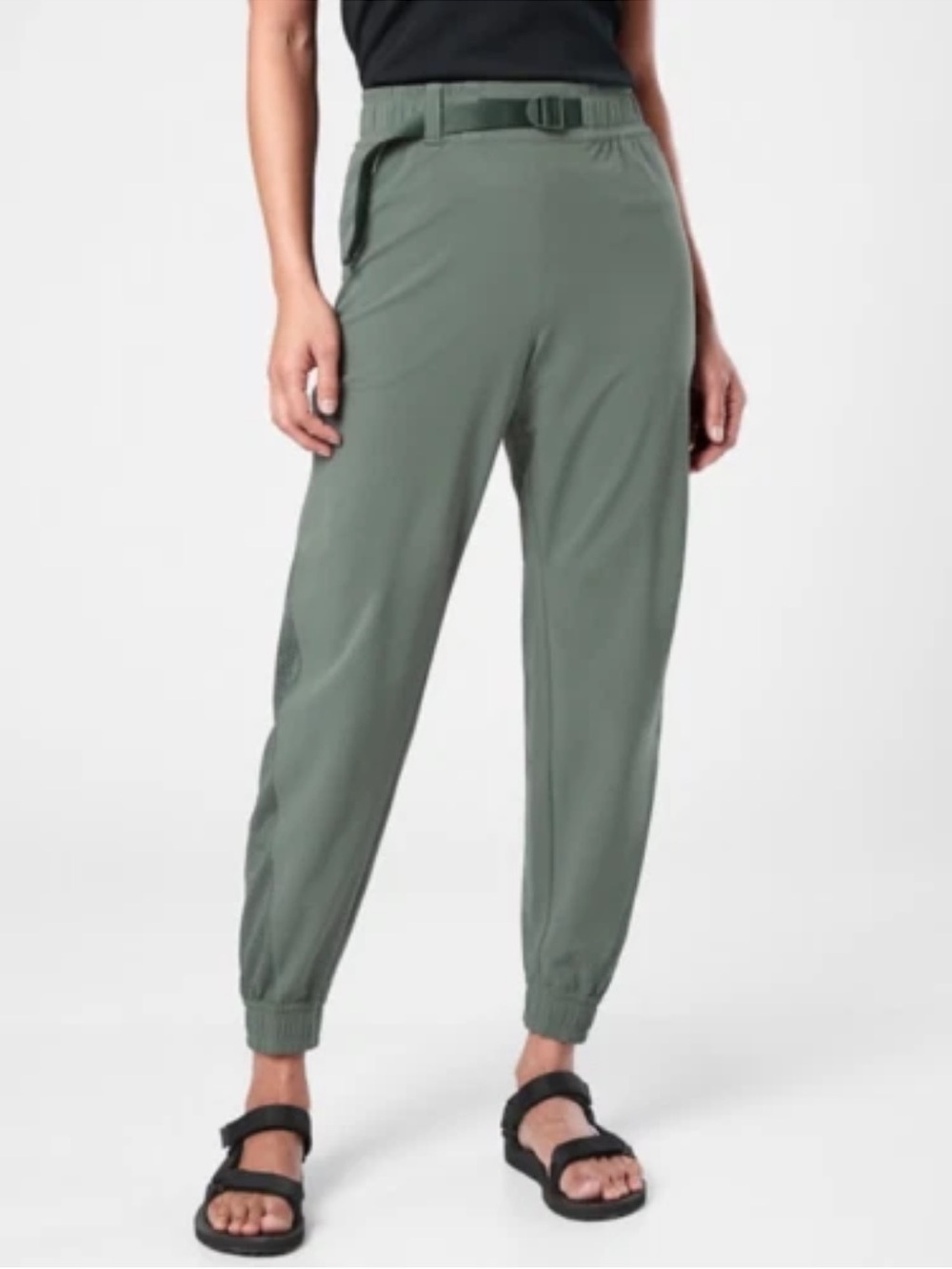 Athleta Quest Jogger Pants Size 4 in Bali Green